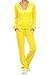 ViiViiKay Women's Soft Velour Tracksuit Athletic Zip Up Hoodie & Sweat Pants Set