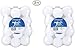 Floracraft Styrofoam Balls, 2-Inch, White, 12 Per Package (2 pack)