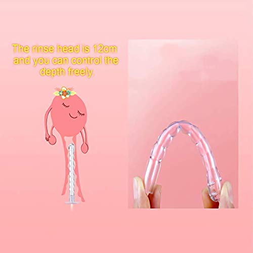 image for dylad Douche for Women, Reusable 、Douche, 600ml Capacity with 3 Nozz