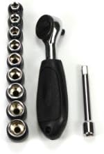 The Faucet Queen 16706 Socket Set with 10-Piece Stubby