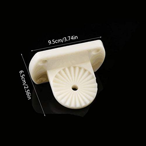 Flagpole Wall Mount Adjustable Plastic Holder Bracket Flag Pole Windsock Base with Screws for Flags Base
