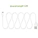 [Apple MFI Certified] [iOS9 Compatible] Omars [2 Pack] 4ft / 1.2m Lightning 8pin to USB SYNC Cable Charger Cord for iPhone 5, 5s, 5c, 6, 6 Plus, 6s, 6s Plus, iPod touch 5, 6, iPod nano 7, iPad Mini 1, 2, 3, 4, iPad 4, Air, Air 2, iPad Pro (White)