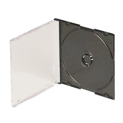 Americopy 5.2mm Slim Jewel Cases - (100, Black)
