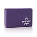 URBNFit Yoga Block - 1PC - Moisture Resistant High Density EVA Foam Block - Improve Balance and Flexibility Perfect for Home or Gym - Free PDF Workout Guide (Purple)