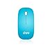 UHURU Bluetooth Wireless Rechargeable Mouse for PC, Mac, Laptop, Android Tablet (Blue)
