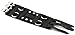 RoseCo Wide Black Leather Tri Clasp Cuff Wrist Watch Band