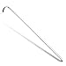 Mirthee 18 Inch Long Stainless Steel Shoe Horn With Handle Heavy Sturdy 1.8mm Thick And Nice Performance