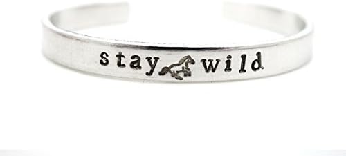 Horse jewelry bracelet, girl jewelry teen tween womens horse lover gift, stay wild
