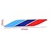 DSYCAR 2Pcs/Pair 3D Tricolor Flag Emblem Badge for ALL Models BMW E30 E36 E46 E34 E39 E60 E65 E38 X3 X5 X6 3 4 5 6 7 8