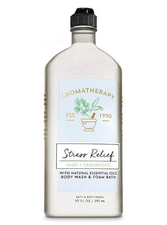 Bath and Body Works Aromatherapy Stress Relief Sage Cedarwood Body Wash 295ml