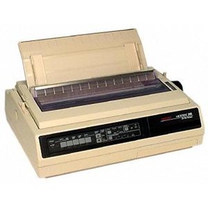OKI MICROLINE 395 24 PIN Wide Format Dot Matrix Printer W/Test Prints
