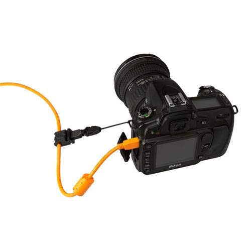 Tether Tools Starter Tethering Kit with 15' USB-C to 2.0 Micro-B 5-Pin Cable, Orange - Thumbnail 2