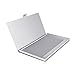 Super Light Aluminum Business Card Holder for Men and Women, MaxGear Card Case for Travel and Work, Metal Card Holders for Business Cards Sliver 3Pack-Z