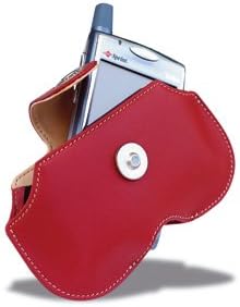 Covertec SX47/02 Leather Case for Treo 600 - Red