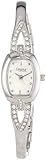 Caravelle by Bulova Women's 43L62 Swarovski Crystal Accented Silver and White Dial Watch