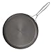 Amazon Brand – Stone & Beam Saute Pan With Glass Lid, 12 Inch, Hard-Anodized Non-Stick Aluminum