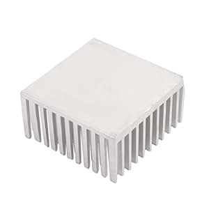 Amazon.com: uxcell 40mm x 40mm x 20mm Aluminum Heatsink Heat Diffuse ...