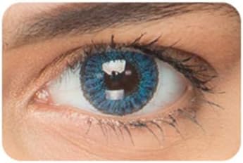 A Pair of Multicolor Whiteout Cute Large Eyes Colored Lenses for Women