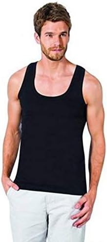 Men's 3 Pack Micro Modal & Cotton Undershirts Crew Neck Tank Tops
