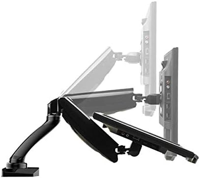 DRALL INSTRUMENTS Laptop Table Mount with Adapter Plate for Notebook Netbook Model: LT12-IP3B, Black - Image 5