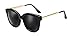 GAMT Seiko Carved Block Flower Polarized Sunglasses Box Square Sunglasses For Men And Women UV400 Black