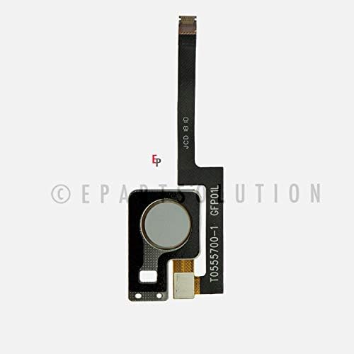 ePartSolution_Replacement Part for Google Pixel 3 XL G013C 6.3" (2018) Home Button Key Button Fingerprint Sensor Scanner Flex Cable Ribbon USA (White)