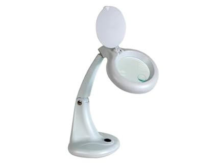 Lente Dingrandimento Da Tavolo Con Lampada A Led