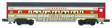 Williams by Bachmann Lackawanna Aluminum Luxury Liner Passenger 2 Car Add-On Train Set, 60'
