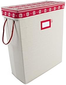 Santa's Bags Decorated Gift Bag, Tissue, and Accessory Storage Box - Cross Stitch
