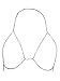 Glamaker Women's Sexy Rhinestone Bra Body Necklace Chain Bikini Jewelry Clubwear Silver
