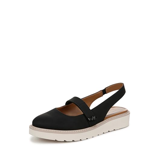 Naturalizer Womens Edison Mary Jane Flat Black 11 W at Amazon