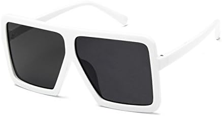 ViviClo Unisex Oversize Hip Hop Modern Futuristic Square Aviator Sunglasses