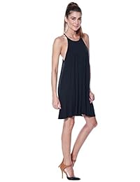 Vestido sin mangas con cuello halter para mujer A + D - Túnica de punto informal