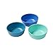 ECR4Kids My First Meal Pal Snack Bowls, Kids Plastic Tableware, Stackable and Dishwasher Safe, Stackable Bowls for Baby, Toddler and Child Feeding, 3-Pack - Tropical