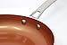 CONCORD 3 Piece Ceramic Coated -Copper- Frying Pan Cookware Set (Induction Compatible)