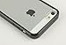 Black Hot Bumper Skin Case With Crystal Clear Back Cover for iPhone 5 5G