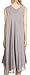 Sakkas 117 Watercolor Palm Tree Tank Caftan Short Dress - Grey/One Size