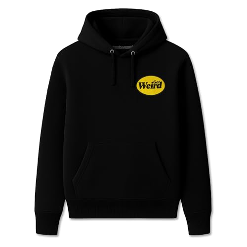 Get Weird Hoodie, Funky Streetwear Sweatshirt for Men, Women, Unisex, Cotton Bl…