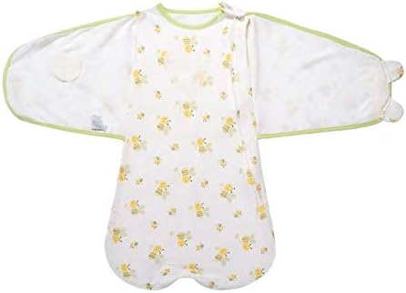 JanLEESi Baby Sleeping Bag Cotton Swaddle Sack Wearable Blanket (3-12 Months)