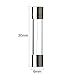 Gebildet 126 pcs 6x30mm Fast-Blow Glass Tube Fuse, Quick Blow Car Glass Tube Fuses Assorted Kit (AMP 1A 2A 3A 5A 6A 10A 15A 20A 25A)