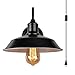 Stepeak Plug in Wall Sconces Lighting Set of Two, Gooseneck Wall Lamp, Industrial Black Light Fixture, Decor for Farmhouse Bar Bedroom Living Room Wall Lights Hallway, E26 Base (Exclude Bulb)