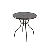 Patio Bistro Table,Long-Lasting LED lights,Steel frame construction