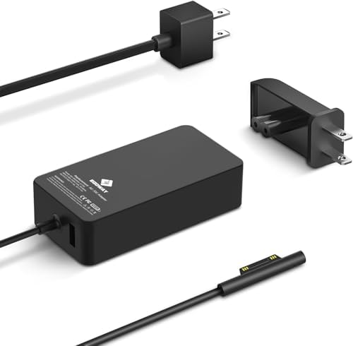 Surface Pro Charger 65W, Surface Laptop Charger for