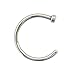 Surgical Steel Nose Hoop Ring - 20 Gauge 3/8