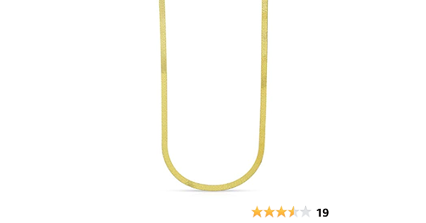 10K Solid Yellow Gold 2.5MM Herringbone 