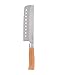 Hecef Stainless Steel Forged Japanese Nakiri Knife with Hollow Edge Sharped Blades (Nakiri 7inch)