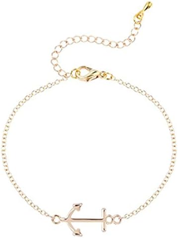 Gold or Silver Anchor bracelet, simple beach bracelet, minimalist jewelry, sea bracelet, tiny anchor
