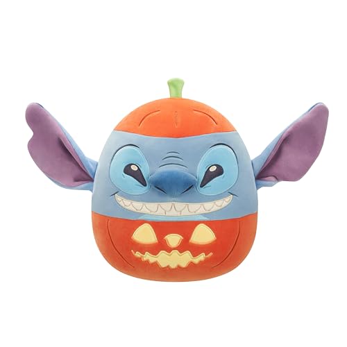 Squishmallows Original 12in Disney Stitch in Pumpkin – Official Jazwares Hallow…