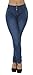 Style G472– Colombian Design, High Waist, Butt Lift, Levanta Cola, Skinny Jeans in M. Blue Size 5