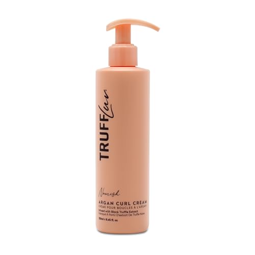TruffLuv Argan Curl Cream - Hair Cream with Black Truffle Extract, Argan Oil, N…